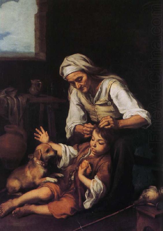 Bartolome Esteban Murillo The old woman and a child china oil painting image